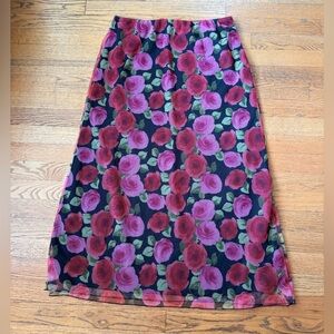 Floral Print Women's Skirt